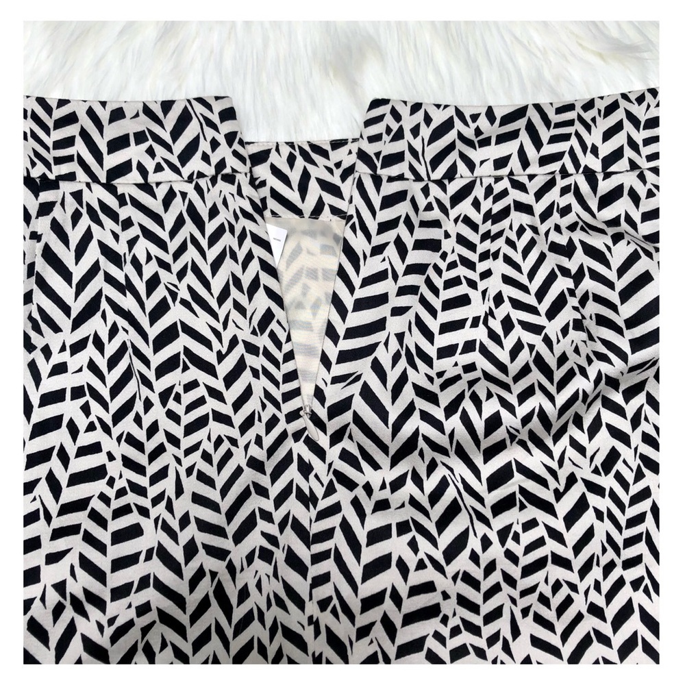 Ann Taylor LOFT Black White Pencil Skirt NWT - Picture 3 of 5